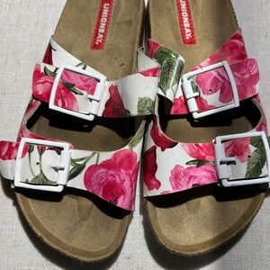 Unionbay Women's Floral Sandals - Pink